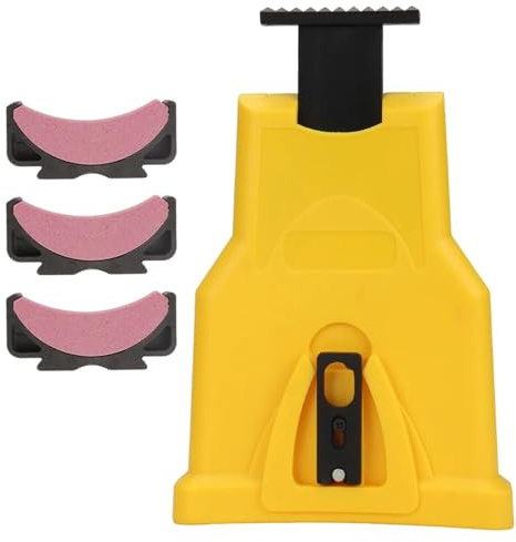 Afilador de cadena de motosierra portátil y duradero, herramienta de afilado rápido con montaje en barra Easy Power Sharp(4pcs set)