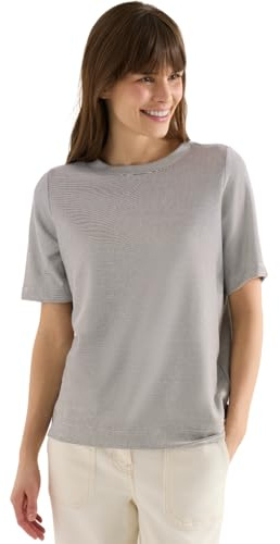 Damen Kurzarm T-Shirt mit feinen Streifen