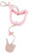 Dadeldo Vogel -Sweet- Deko-Anhänger Holz 20cm rosa Dekoration Frühlingsdeko