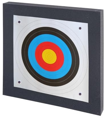 Zielscheibe Bogenschiessen 80 x 80 x 10 bis 50lbs mit Auflage und Scheibennägeln