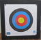 Zielscheibe Polifoam 80x80x10 cm mit Auflage und Scheibennägeln