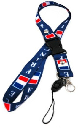 Schlüsselband/Landyard/Halsband - Frankreich - Keyholder/Strap