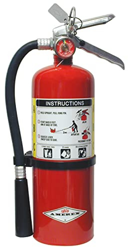 Amerex B500, 2,3 kg ABC Dry Chemical Class A B C Mehrzweck-Feuerlöscher mit Wandhalterung.