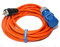 Hilark Verlängerungskabel H07BQ-F 3g2,5 mm (3x2,5 mm) Industrieller CEE-Stecker 3-polig Adapter für Camping Car, Caravan, Boot, Baustelle (5 Meter, Orange)