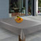 laro Wachstuch-Tischdecke Abwaschbar Garten-Tischdecke Wachstischdecke PVC Plastik-Tischdecken Eckig Meterware Wasserabweisend Abwischbar GAC, Muster:Silber Grau Hochglanz, Größe:130x220