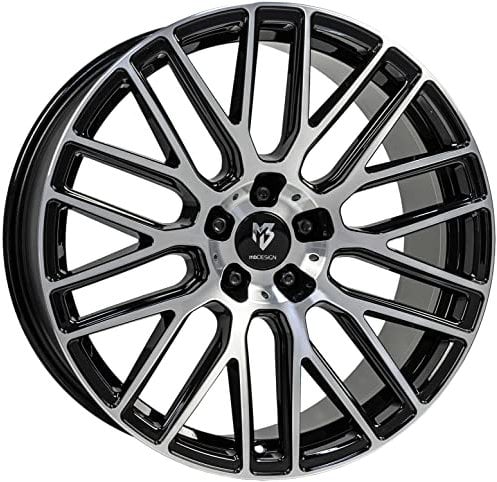 MB Design Felge KV4 7.5Jx18 ET45 5x100 Glanzschwarz poliert kompatibel mit VW Polo