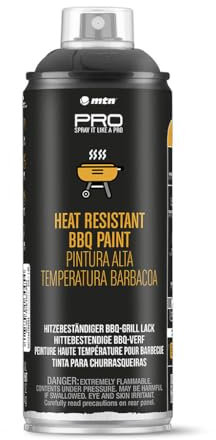 Montana Colors MTN PRO Pintura Alta Temperatura para Barbacoa, Spray 400ml