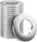 Rondelle M8, 100 pezzi, Jeboler DIN 125 A2 V2A, dischi per carrozzeria in acciaio inox 304, rondelle piatte per bulloni, dadi e barre filettate