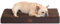 EHEYCIGA Orthopädisches Hundebett Kleine Hunde 76x51x9cm, Hundekissen Waschbar Flauschig, Hundematte Hundematratze für Kiste, Braun
