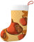 BROLEO Süße kleine Hamster Bild Weihnachtsstrümpfe - weich, leicht geeignet für Christbaumschmuck