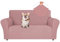 YSTELLAA Copridivano 2 Posti con Braccioli, Copri Divano AntiGraffio Gatto Cani, Copridivani Elasticizzati, Universale Fodera Divano Moderno, Sofa Cover Antiscivolo Antimacchia, Rosa