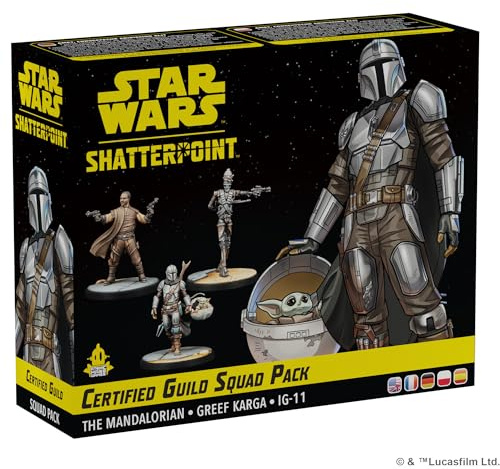 Asmodee, Star Wars: Shatterpoint – Certified Guild, Squad Pack, Tabletop | Tactical miniatures game in the Star Wars universe for 2 players, 90-120 minutes, strategy game for ages 14+, multilingual