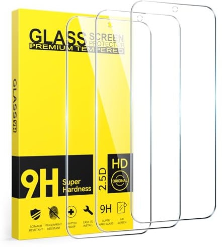 Niphabe 3 Piezas Protector Pantalla Para Xiaomi Redmi Note 13 4G/5G,Dureza 9H,HD Cristal Templado,Antiarañazos,Sin Burbujas,Ultra Transparente