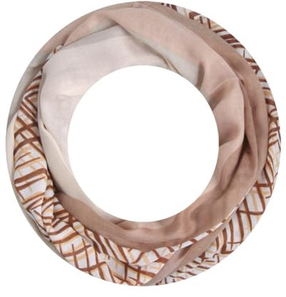 Majea Loop Schal Damen Schlauchschal Halstuch schmaler Loopschal (880051) (beige 2)