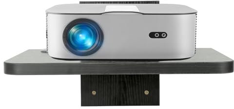 BiJun Floating Entertainment Center Shelves, Floating TV Cable Box Shelf Projector Speaker Shelf Wall Mount Entertainment Media Stand Router DVD Shelf for PS4/Cable Box/DVD Players/Game Console