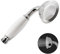 Vancoco Classic Handheld Shower Head - Universal Traditional Ceramic Handle High Pressure Brass Chrome Finish