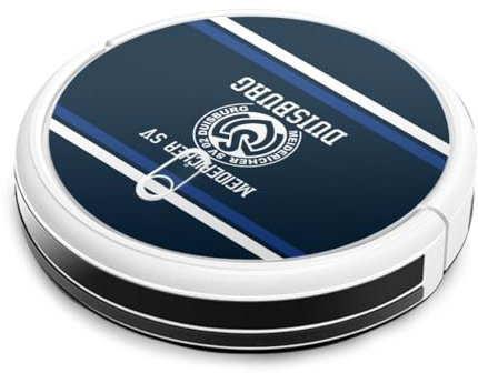 Folie Skin Sticker aus Vinyl-Folie Aufkleber kompatibel mit Ecovacs Deebot 715 MSV Duisburg Bundesliga Offizielles Lizenzprodukt