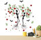 Halloween Totenkopf Baum Wandtattoo,Halloween Wandtattoo - 2 Stück Paar Totenkopf mit Bäumen selbstklebende Aufkleber - Wandaufkleber mit Bäumen, Gothic-Skelett-Aufkleber,