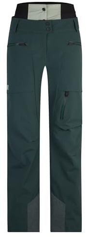 Ziener Damen RANVA Ski-Hose/Freeride | PFC frei, Wolle, wattiert, Dark Jungle, S