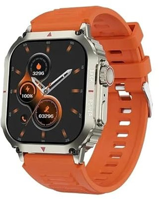T800 Ultra 2 New Smart Watch TOP Men Woman Smart watch Sports Monitor for IOS Android Hiwatch pro APP 45mm Blutooth Call (Orange)