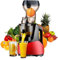 Cold Press Juicer, Slow Masticating Juicer Machines, nama juicer, Juicer Machine with 200w Large Feed Chute, Fit Whole Vegetables and Fruits, Easy to Clean red