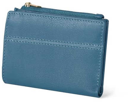 Geldbörse für Damen, Vollnarbenleder, kleine RFID-Münzgeldbörse, Kreditkarten- und Ausweishalter für Damen, Bifold Wallets für Teenager, Nappa Ottanio, S, Modern, Nappa Ottanio, S, Modern