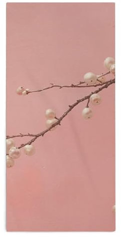 Pearl and Peach Handtücher, weich, superfeine Faser, schnell trocknend, Handtuch für Dusche, sehr saugfähig, Badetuch, Muster, Waschlappen, ideal für Hotels, Spa, Badezimmer