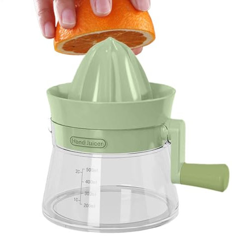 Manual Squeezer Juicer, Household Portable Fruit Press, Labor-Saving Hand Juice Extractor, 7.08x5.51x4.92Inch Celery and Vegetables, Ideal for Fruits Tool