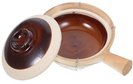 Ipetboom Cocotte En Terre Cuite Ustensiles De Cuisine Marmite Traditionnelle Cocotte Couverte En Terre Cuite Mini Cocottes Plats En Bol Coréen Plat À Gratin Chauffe-
