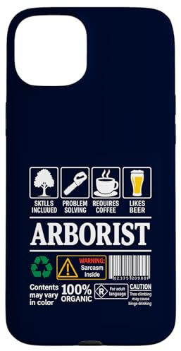 Sarkastische Beruf Humor & Forstwirtschaft Fakten Kaffee Bier Hülle für iPhone 15 Plus