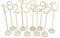 Veewon 1 to 10 Wooden Table Numbers with Holder Base for Wedding Home Decoration