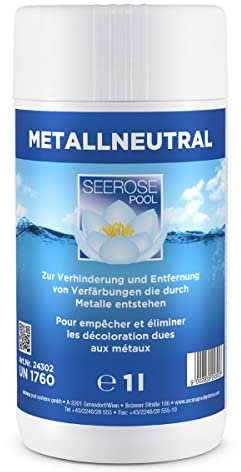 Paradies Pool Seerose Metallneutralisator 1 l flüssig Oxydation Rost Ausfällung Metall Ablagerungen