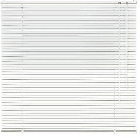 Aluminium Jalousie Alu Jalousette Klemmfix Fenster Tür Rollo ohne Bohren Lamellen Vorhang Weiß Silber Breite 40 bis 240 cm Länge 130 cm 160 cm 220 cm Metall Klemmhalter Sonnenschutz (40 x 160 cm)