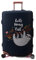 Maddy's Home Elastische Kofferhülle, Kofferhülle, Kofferhülle, Luggage Cover mit Reißverschluss für 53-32 cm (23-32 Zoll), Skyline, L (Fit 26-28 Suitcase), Modern