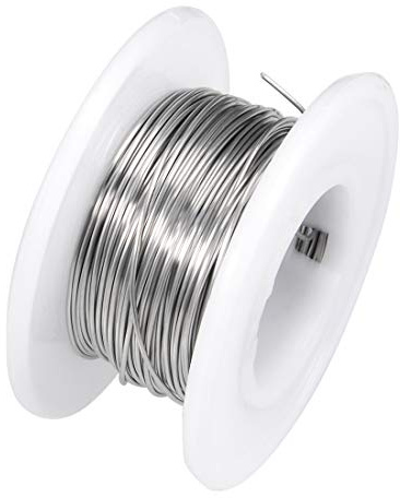 sourcing map 0,5mm 24AWG Heizwiderstand Kabel Nichrome Drähte 33ft | Heizwiderstandskabel für Heizelemente