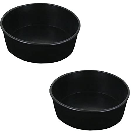 2er Set DEWEPRO® Gipsbecher aus Weichgummi - Inhalt: ca. 0,5l - Höhe: 45mm - ø=145mm - flexibler Anrührbecher - Anrührschale