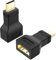 J&D 2 Stück Mini HDMI auf HDMI Adapter, Gold-Plated HDMI Weiblich zu Mini HDMI Männlich Adapter Kompatibel mit Digitalkamera Camcorder Tablet Laptop