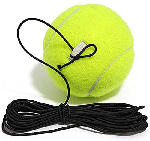 YWGL 1 Pcs Tennis coach ball, tennis training ball and tennis trainer replacement tool, ideal for indoor and outdoor tennis practice with a bounce ball-durable, lightweight