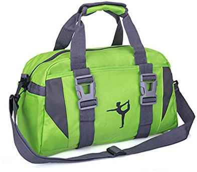 Sport Gym Bags for Women Yoga Bag Ballet Dance Duffle Bag for Girls Overnight Bags for Girls Weekend Bags (S, Green), grün, S