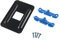 DGZZI AM4 Backplane Blue Durable CPU Heatsink Bracket Motherboard CPU Fan Cooling Mounting Plate Plate for AM4 AMD Socket
