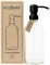 Black Matt Soap Dispenser, Vintage Clear Style Glass Jar, Stainless Steel, 500ml, Housewarming Gift Box