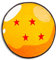 Dragon Ball Z 4-Star Dragon Ball Runde Fleece-Überwurfdecke, 122 cm