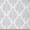 Boho Damast Stoff Meterware Europäisches Muster Floraler Polsterstoff für Stühle Barock Stil Antikes Ornament Dekostoff für Heimwerkerprojekte Draussen Stoff Grau 460 x 150 (HxB)