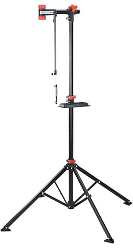 Prophete Fahrradmontageständer, bis 30kg belastbar, Stahl max. H. 188cm, faltbar u. kompakt, mit Schnellvers