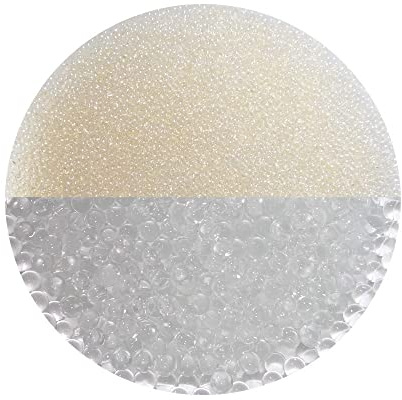 trendfinding 125 g wasserspeicherndes Deko Granulat Kristall, Korngröße 1.5-2 mm, Dekoration für Blumen und Pflanzen, sehr ergiebig, vielseitig einsetzbar