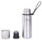 iBasingo 510ml Titan Thermos Flaschen Trinkflasche Isolierflasche Vakuum Flasche Sport Reise Kaffee Becher Wasserflasche Metallflasche Outdoor Wandern Leichtes Auslaufsicher Thermoskanne Ti3011D