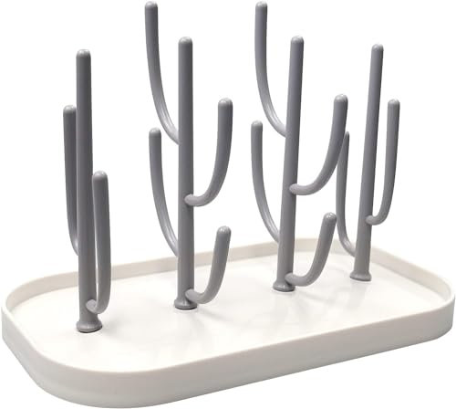 XTDMJ SéChoir Biberons BéBé, Egoutte-Biberons Arbre, Supports De SéChage De Bouteilles Amovible PuéRiculture Bac éGouttoir pour Les Bouteilles