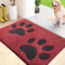 FCSDETAIL Schmutzfangmatte waschbar 50 x 80 cm, Fußmatte Innen, absorbierend Fussmatte, rutschfeste Sauberlaufmatte, wasserdicht Teppich für Hund, Eingang, nasse Pfoten