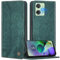 FMPCUON Handyhülle Kompatibel mit Motorola Moto G54 Leder Hülle Glatter Touch,Flip Wallet Case Handytasche Tasche Klappbar Schutzhülle für Motorola Moto G54,Grün