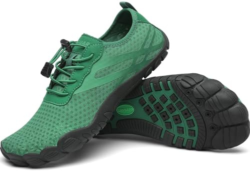 SAGUARO Water Shoes for Women Men Quick Drying Wet Beach Aqua Shoes for Swim Sea Surfing Diving Sailing Pool Emerald Green, 45 EU/10.5 UK